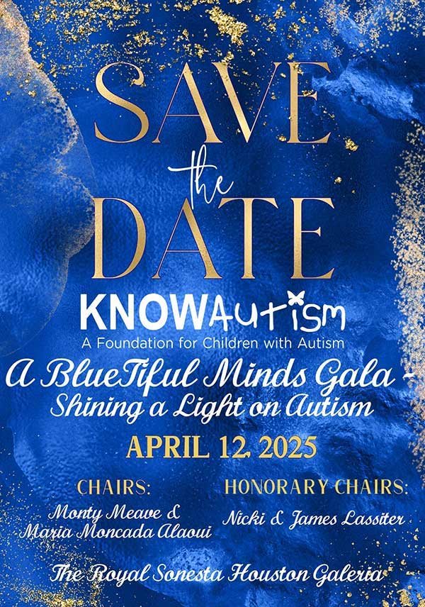 2025 KNOWAutism Foundation A BlueTiful Minds Gala Save the Date